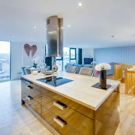 Apartment Spacious 3-bed Penthouse With Sky Line Views Sheffield